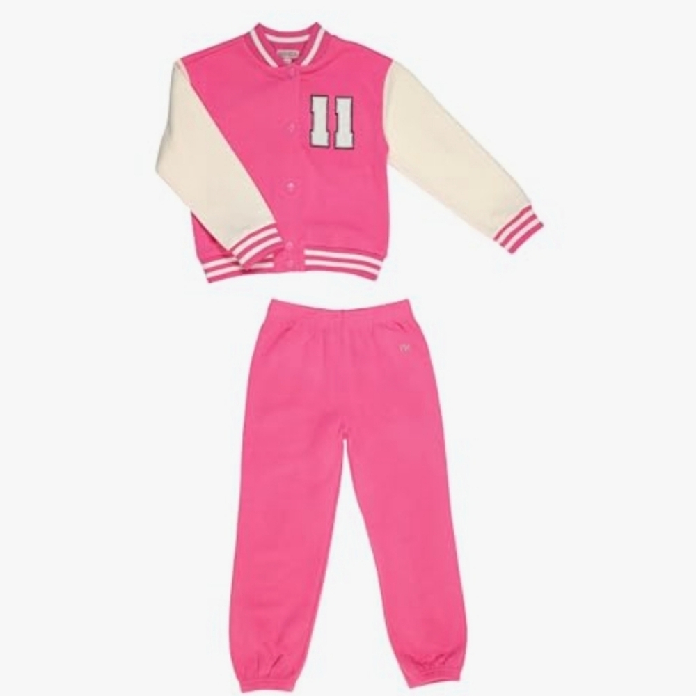 Paris Hilton Pink and Cream Kids Matching Set
